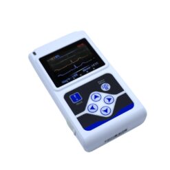 Holter de Arritmia Cardiaca 3 Canales Contec TLC9803, grabación continua por 24h, compacto y confiable. Diagnóstico eficiente de arritmias con memoria de 2GB.