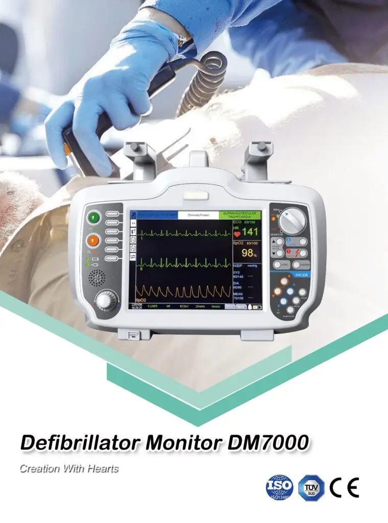 Desfibrilador Bifásico Manual DM-7000