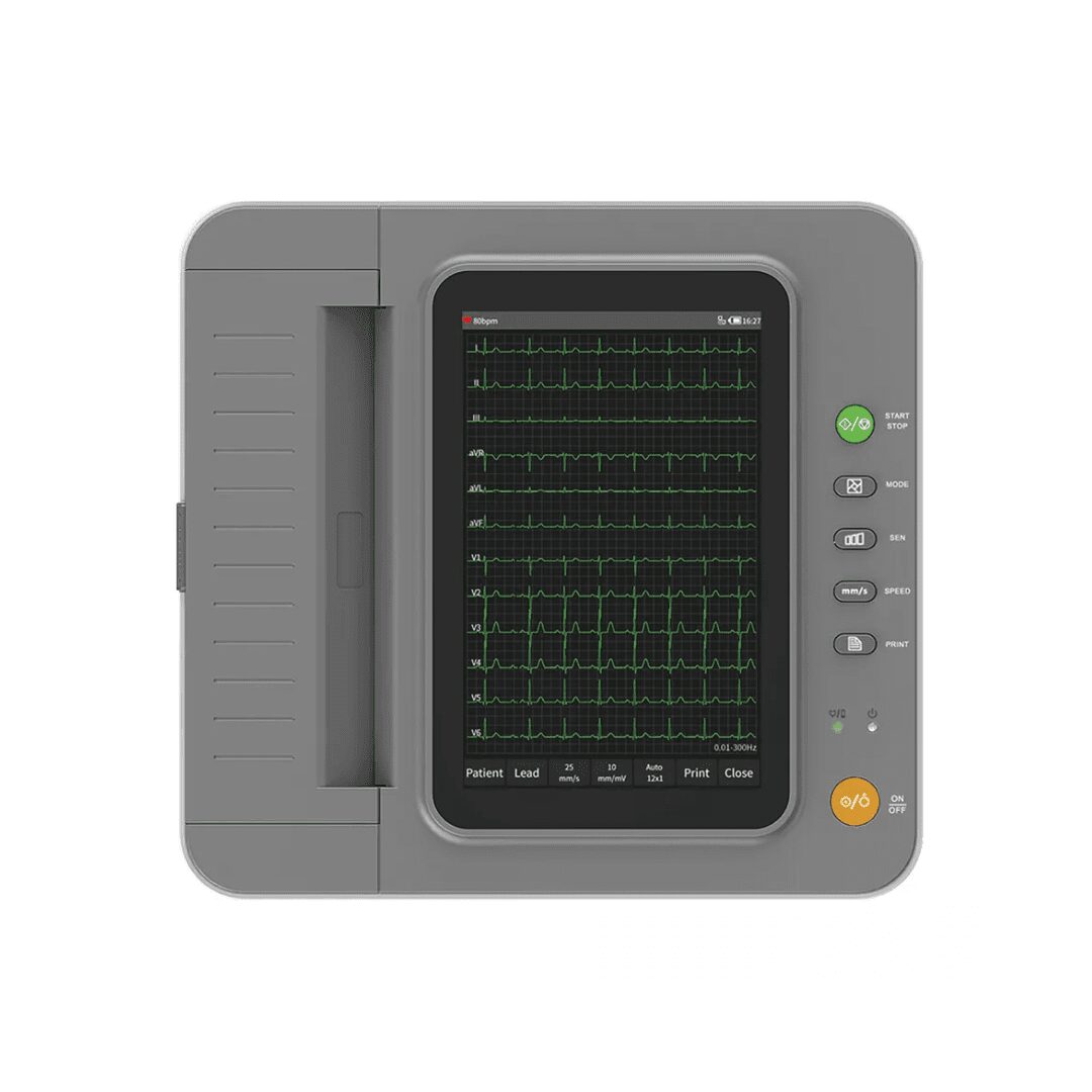 electrocardiografo e12 pantalla 10 pulgadas
