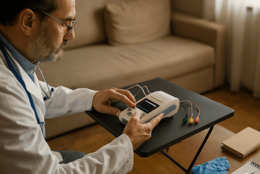 ❤️‍🩺 Electrocardiógrafo ECG90A Contec: Diagnóstico Portátil y Confiable para Tu Clínica